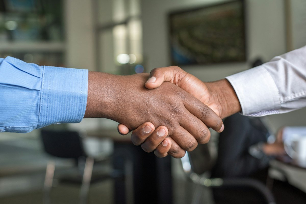 Trusted SEO partnership — handshake